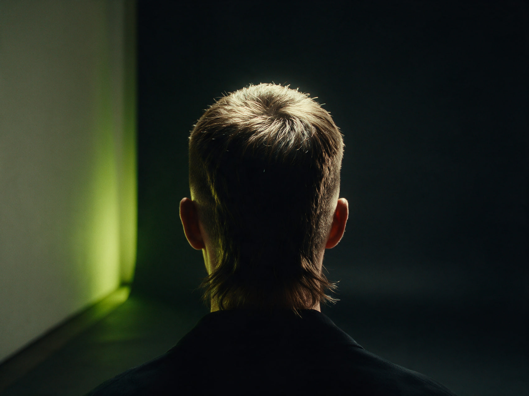 A skin fade through the sides